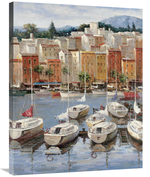 Global Gallery GCS-130144-2835-142 28 x 35 in. Terracotta Harbor Art P