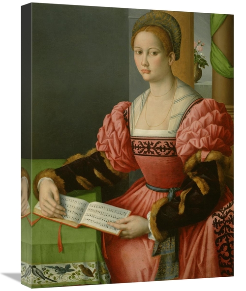 Global Gallery GCS-455040-1824-142 18 x 24 in. Portrait of a Woman wit