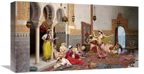 Global Gallery GCS-267187-22-142 22 in. The Harem Dance Art Print - Gi