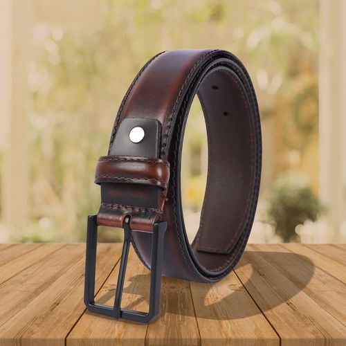 Genuine leather Curved Cushion belts