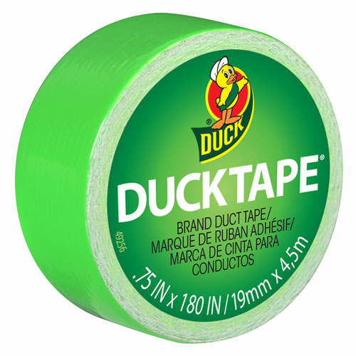 Shurtech Brands 4538997 180 in. Duck Duct Tape  Lime- pack of 6