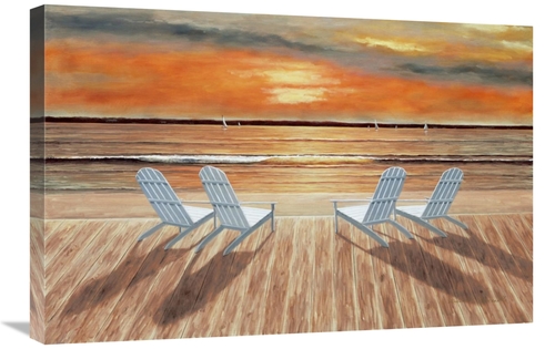 Global Gallery GCS-138445-2030-142 20 x 30 in. Sunset for Four Art Pri