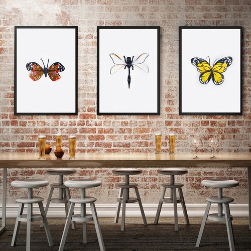 Scandinavian Butterfly Canvas