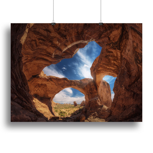 Double Arch Canvas Print or Poster