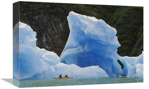 Global Gallery GCS-453500-1218-142 12 x 18 in. Sea Kayaking with Icebe