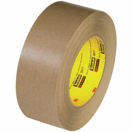 Scotch T9462517 1.50 in. x 60 yards 2517 Flatback Tape, Kraft - Ca