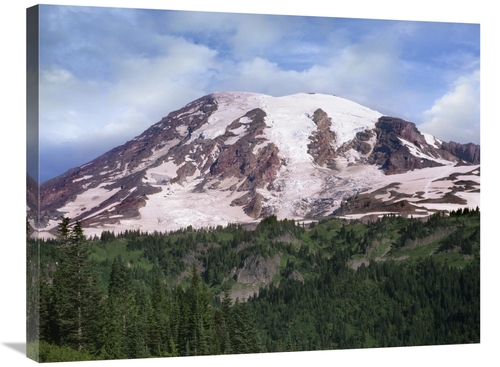 Global Gallery GCS-396937-2432-142 24 x 32 in. Mount Rainier with Coni