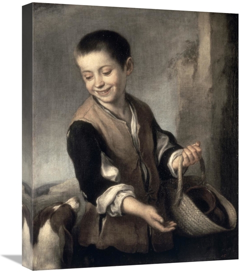 Global Gallery GCS-278799-22-142 22 in. Boy with a Dog Art Print - Bar