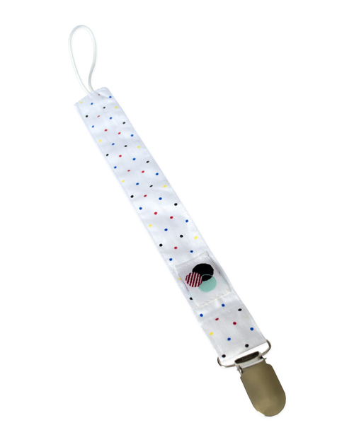 POLKA DOTS | Pacifier Clip