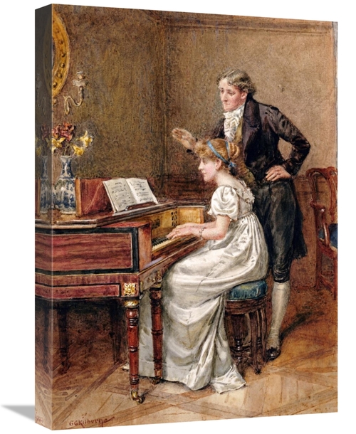 Global Gallery GCS-266669-22-142 22 in. The Music Master Art Print - G