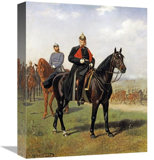 Global Gallery GCS-267533-16-142 16 in. The Battle of Konigsgratz,