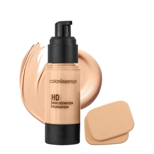 HD Foundation - High Coverage Matte Finish Liquid Foundation to Cover