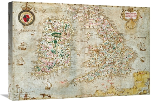 Global Gallery GCS-266950-30-142 30 in. A General Description of Engla