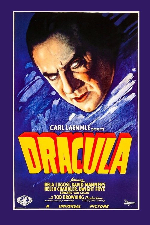 Original Dracula Monster Movie Poster 8 x 12 inch Tin Sign