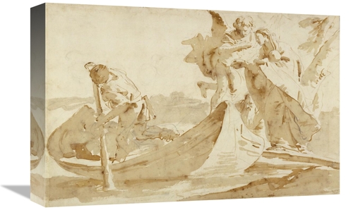 Global Gallery GCS-456081-1218-142 12 x 18 in. Flight into Egypt - Var