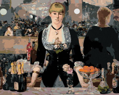Paint by Numbers - A Bar at the Folies-Bergère (ÉDOUARD MANET)