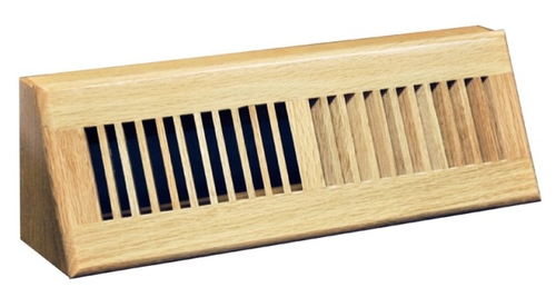 Truaire C168-OBF18 Baseboard Diffuser  Solid Oak - 18 in.