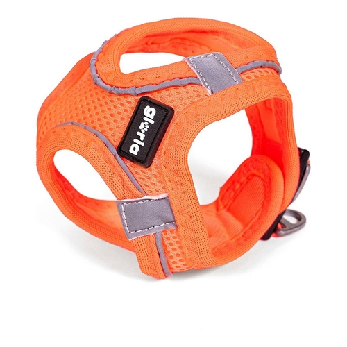 Dog Harness Gloria Air Mesh Trek Star Adjustable Orange Size XXXS