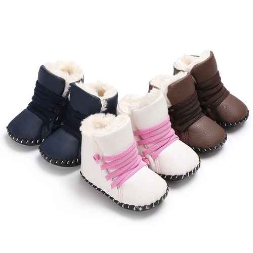 2019 New Fashion Baby Solid Snow Boots Warm Boots