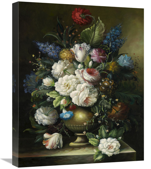 Global Gallery GCS-132537-2024-142 20 x 24 in. Ornamental Bouquet Art 