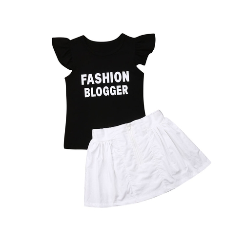 1 5T Toddler Baby Girl Letters Printing Clothes