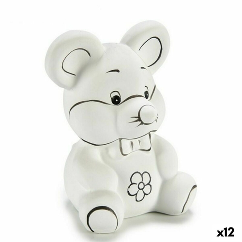 Money box 8 x 12,5 x 9,5 cm Ceramic (12 Units)