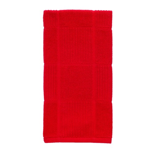 T-Fal 6517387 Red Cotton Kitchen Towel - Pack of 6