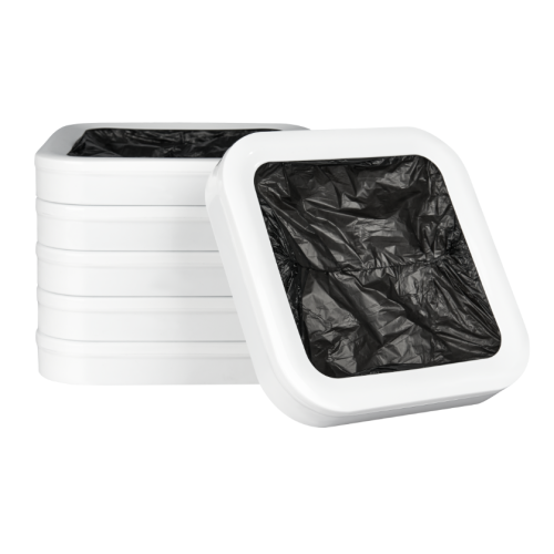 Refill Rings for Smart Kitchen Trash Can Durable Garbage Bag