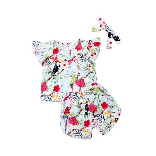 1 6Y Summer Cute Infant Kids Baby Girls Clothes