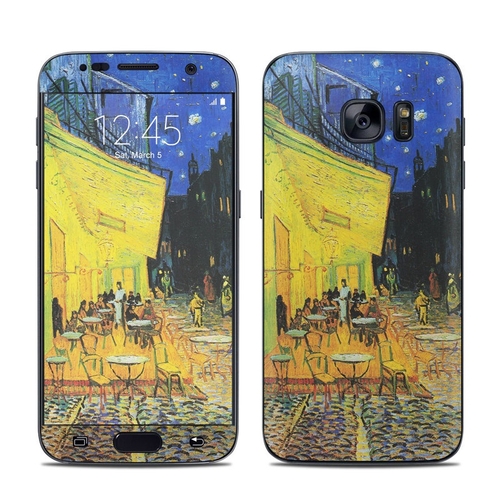 DecalGirl SAGS7-VG-CAFETERRACE-NIGHT Samsung Galaxy S7 Skin - Cafe Ter