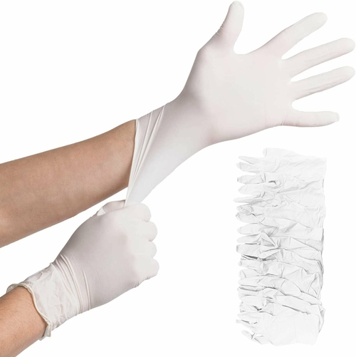Disposable Latex Glovs. Pack of 1000 X-Large Powder Free Glovs. Non
