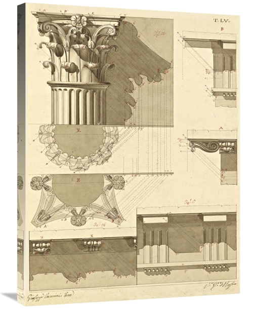 Global Gallery GCS-453928-2432-142 24 x 32 in. Plate 55 for Elements o