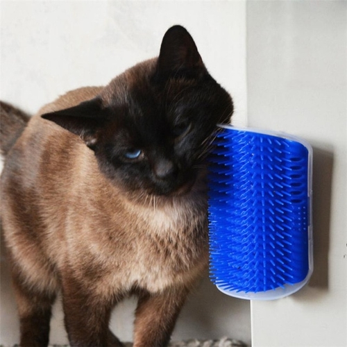 Lovely Pet Cat Self Groomer Wall Corner Massage