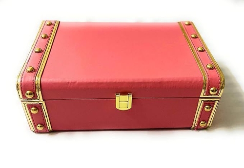 Classic Decorative Gift Trunk Box India Tradition (Peach) ,