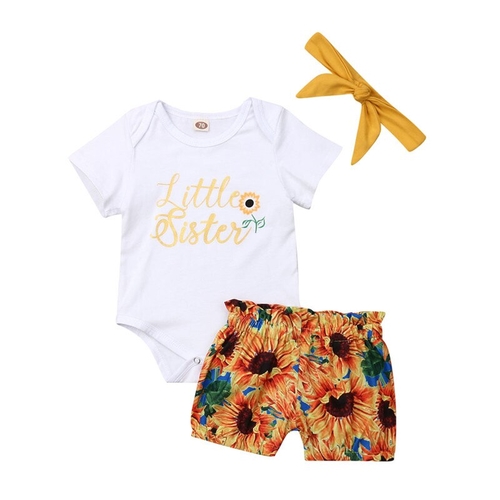 Cute Summer Baby Girls Clothes Sets Fashion