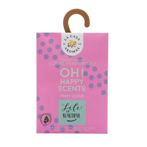 Air Freshener La Casa de los Aromas Pinky Cloud Life is Beautiful
