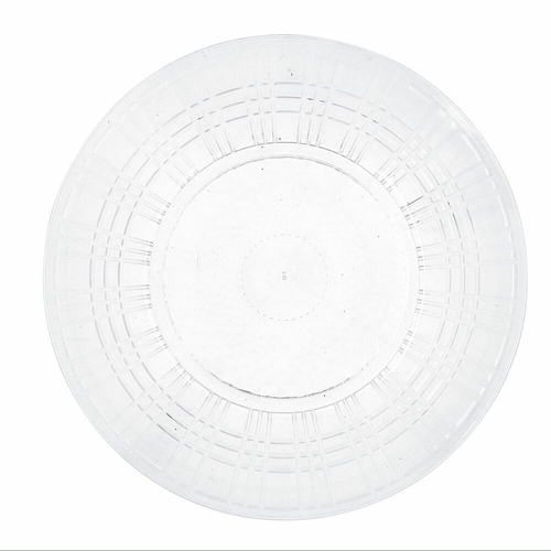 Flat plate Quid Viba Transparent Plastic 26 cm Ø 26 cm (12 Units)