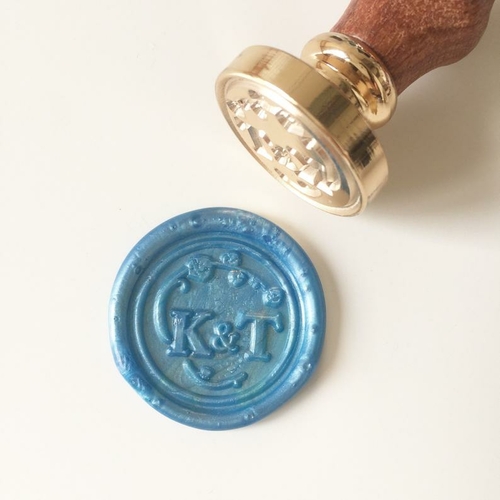 Wedding Wax Seal Stamp with initials