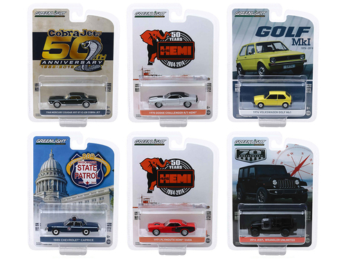 \Anniversary Collection\" Set of 6 pieces Series 9 1/64 Diecast Model