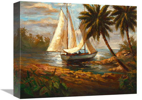 Global Gallery GCS-125266-1216-142 12 x 16 in. Setting Sail I Art Prin