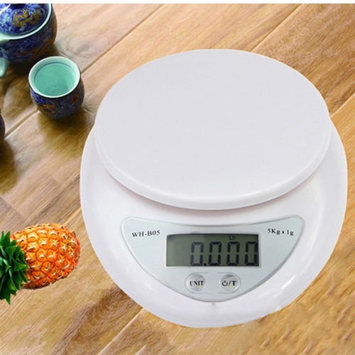 Urijk 1PC Mini Digital Bench Scale 1g/5kg Kitchen