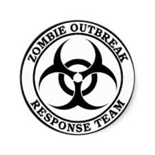 3 Inch Cloth Patch Zombie Outbreak Team