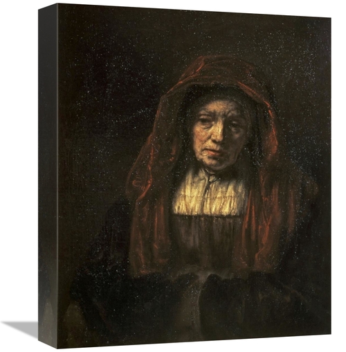 Global Gallery GCS-279588-16-142 16 in. Portrait of An Old Woman Art P