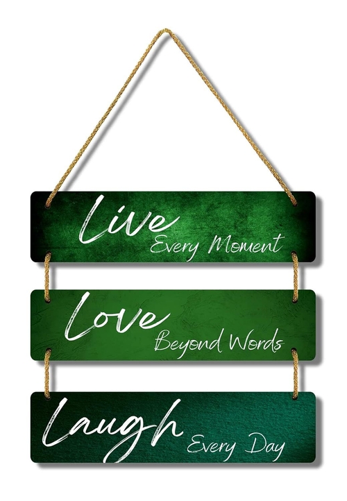 Live Love Laugh Wooden Hanger for Home Decor | Office | Living Room |