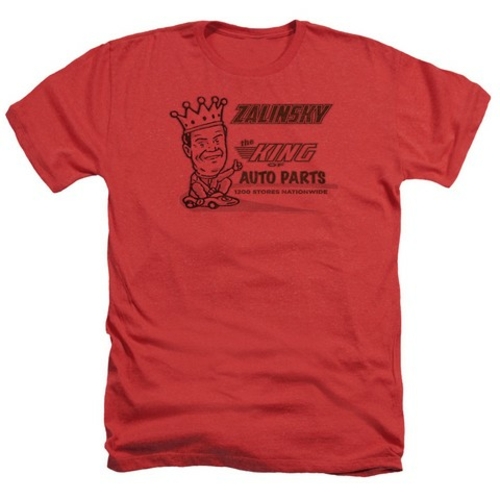 Trevco Tommy Boy-Zalinsky Auto Adult Heather Tee, Red - 2X