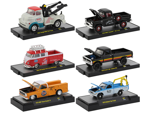 \Auto Shows\" 6 piece Set Release 61 IN DISPLAY CASES 1/64 Diecast