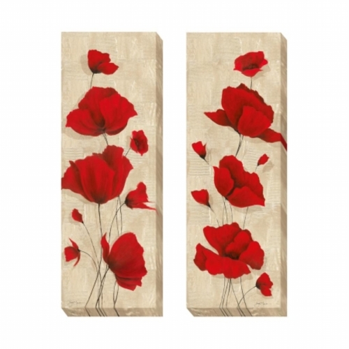 Artistic Home Gallery 0824337G Favorite Blossoms Canvas Set - 8 in.