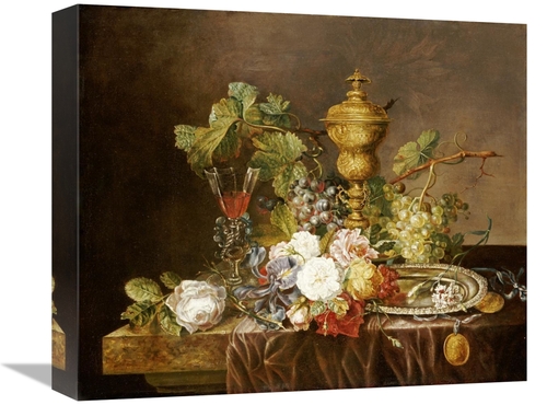 Global Gallery GCS-267338-16-142 16 in. A Still Life with Roses Art Pr