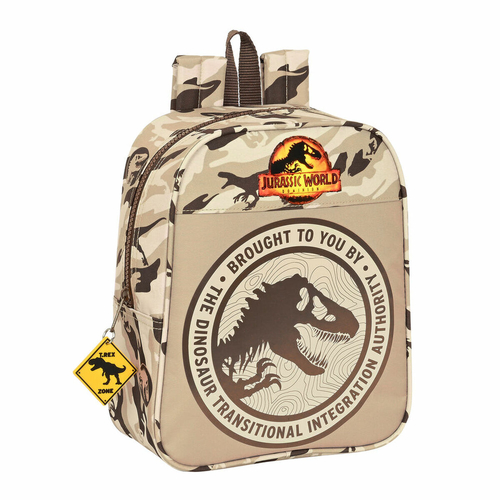 School Bag Jurassic World Dominion Brown (22 x 27 x 10 cm)