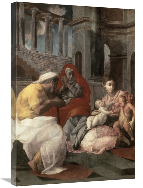 Global Gallery GCS-279491-30-142 30 in. Holy Family with St. Elizabeth